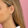 Pearl Oval Huggie Earring sold by Adina Eden's