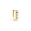 Pearl Oval Huggie Earring sold by Adina Eden's