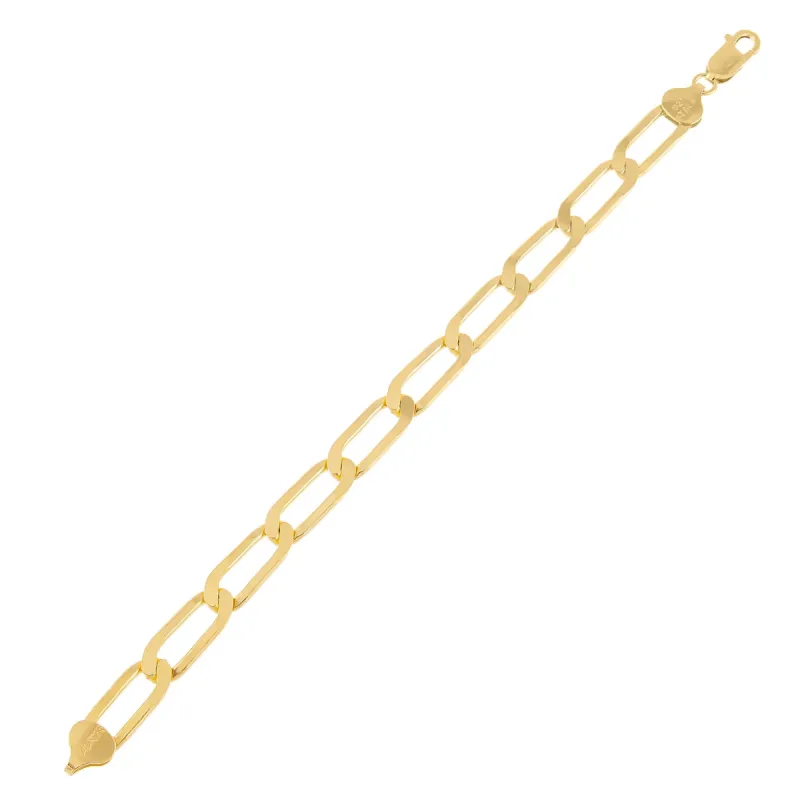 Twisted Paperclip Link Bracelet sold by Adina Eden's