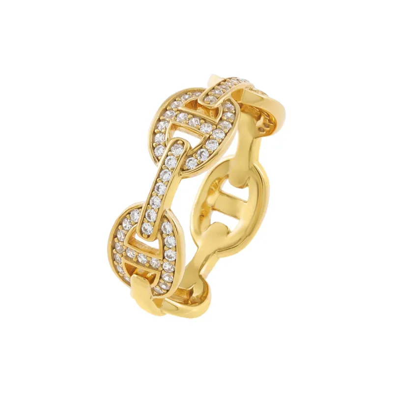 CZ Mariner Link Ring sold by Adina Eden's