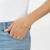 Mini Nameplate Bracelet 14K sold by Adina Eden's