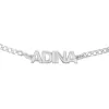 Mini Nameplate Bracelet 14K sold by Adina Eden's