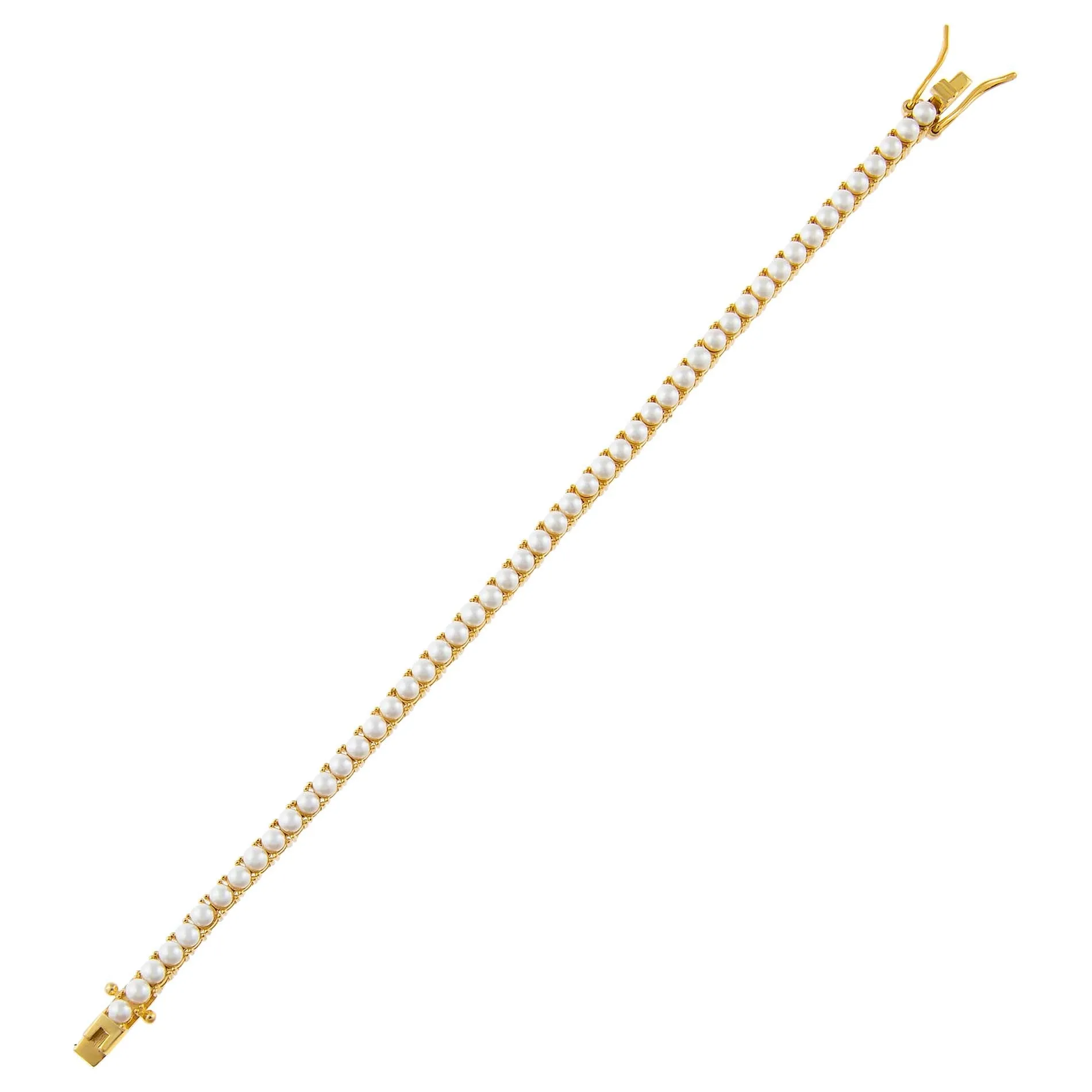 Pearl Tennis Bracelet sold by Adina Eden's