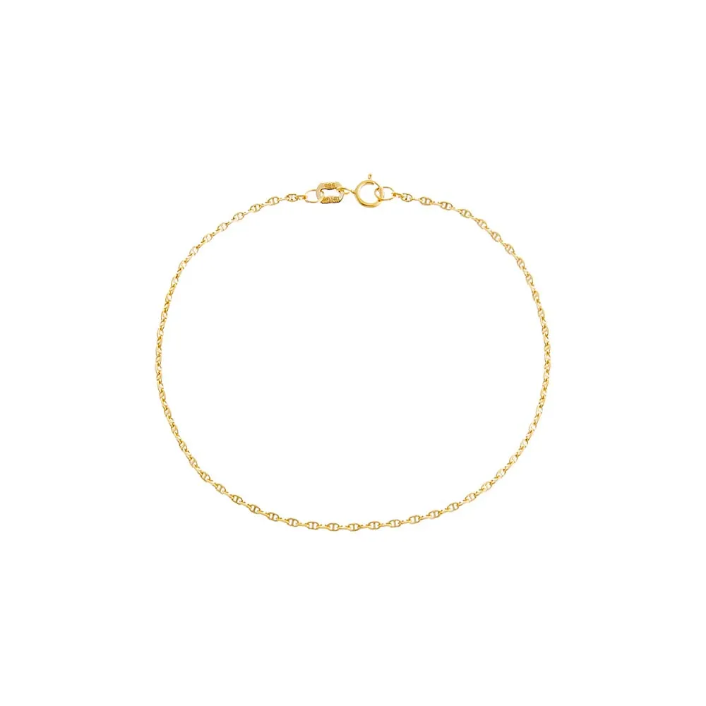 Gucci Chain Bracelet 14K sold by Adina Eden's