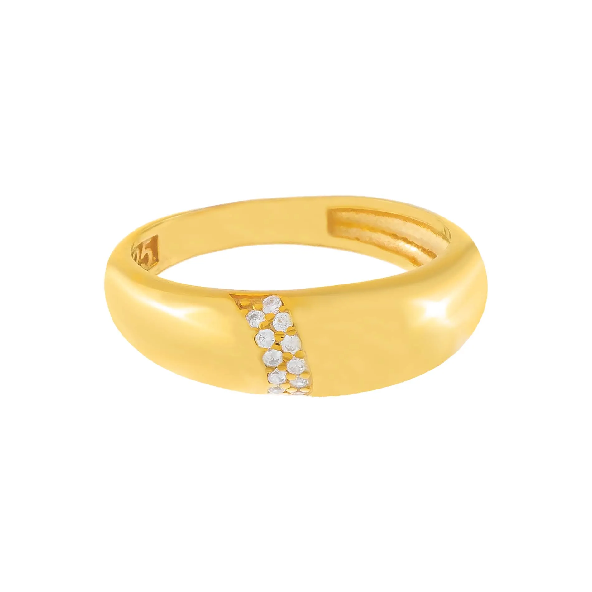 Pavé Dome Ring sold by Adina Eden's product image thumbnail 3