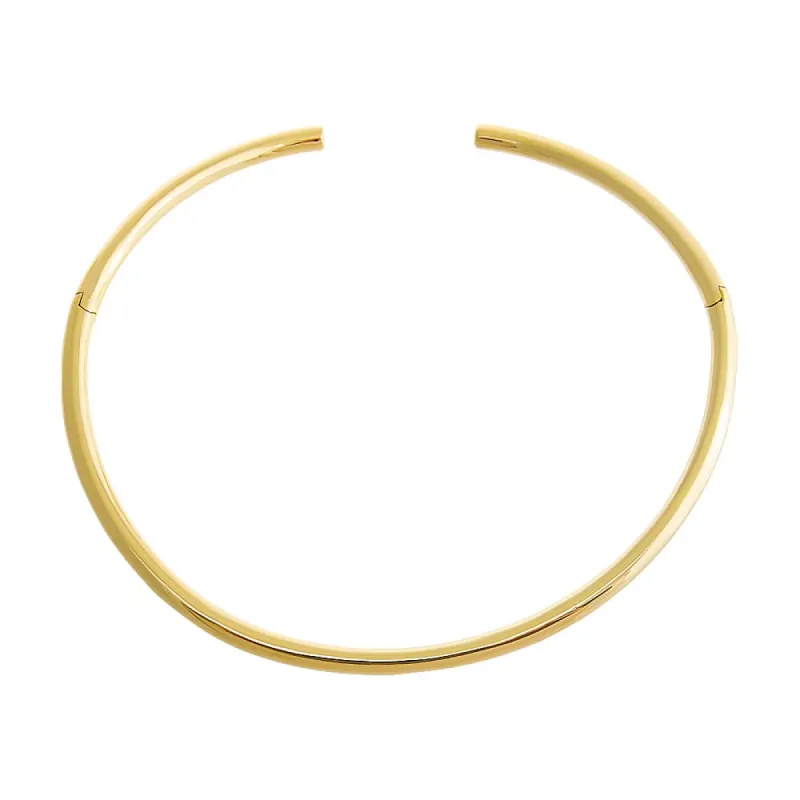 Solid Collar Choker Necklace sold by Adina Eden's