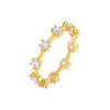 CZ Colored Multi Stone Ring sold by Adina Eden's