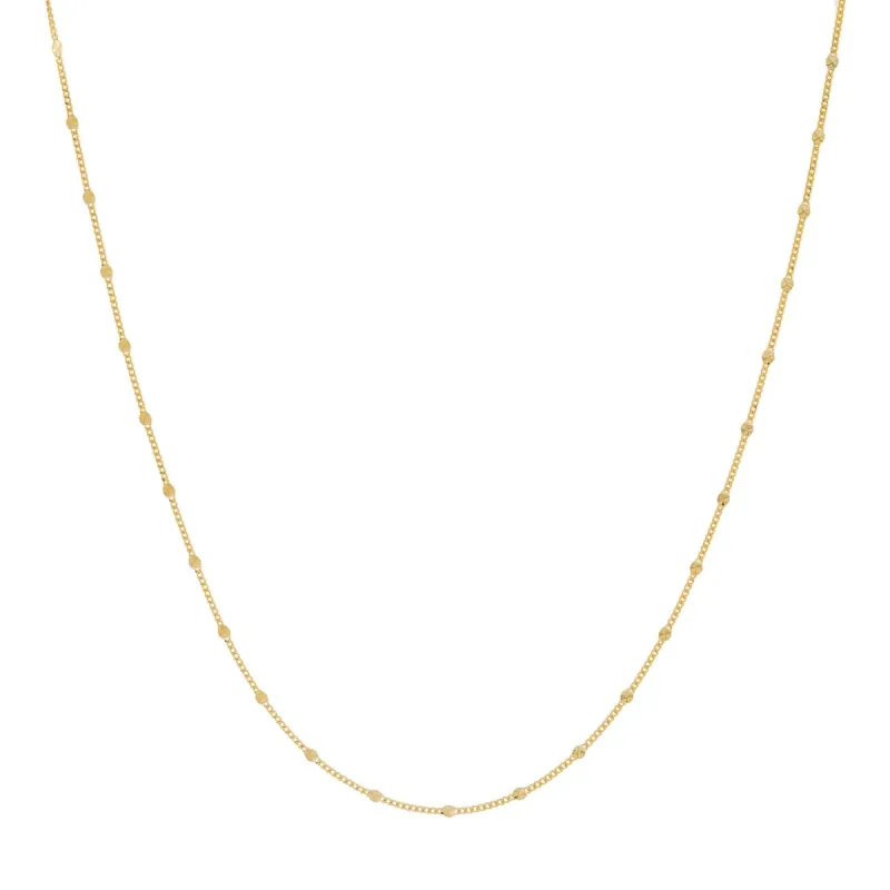 Solid Multi Disc Cuban Necklace 14K sold by Adina Eden's