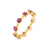 CZ Colored Multi Stone Ring sold by Adina Eden's