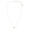 CZ Pave Butterfly Pendant Necklace sold by Adina Eden's