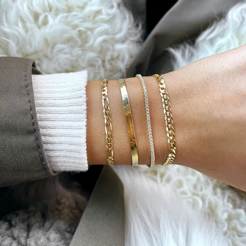 Herringbone Bracelet sold by Adina Eden's product image thumbnail 4