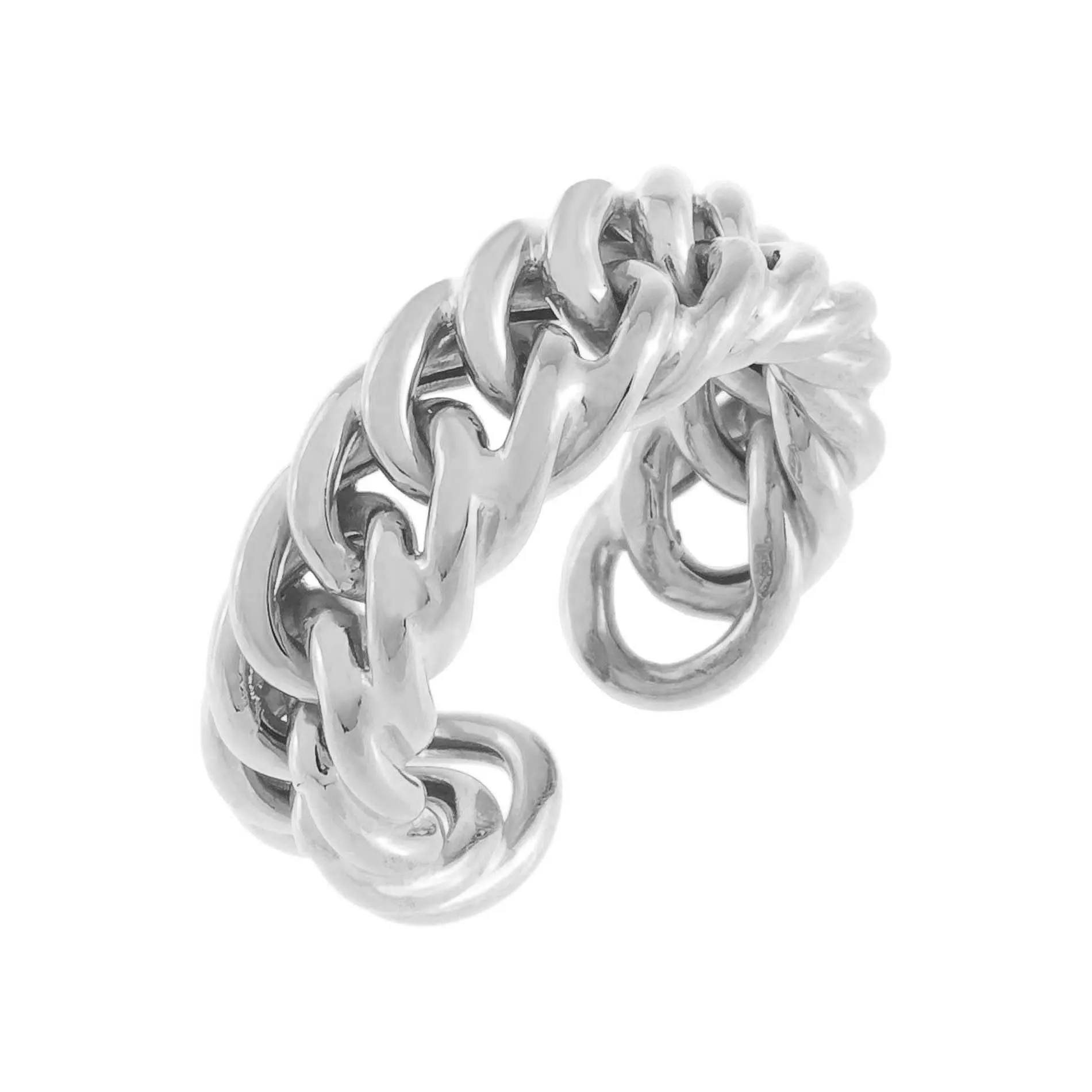 Chunky Double Curb Chain Ring sold by Adina Eden's product image thumbnail 4