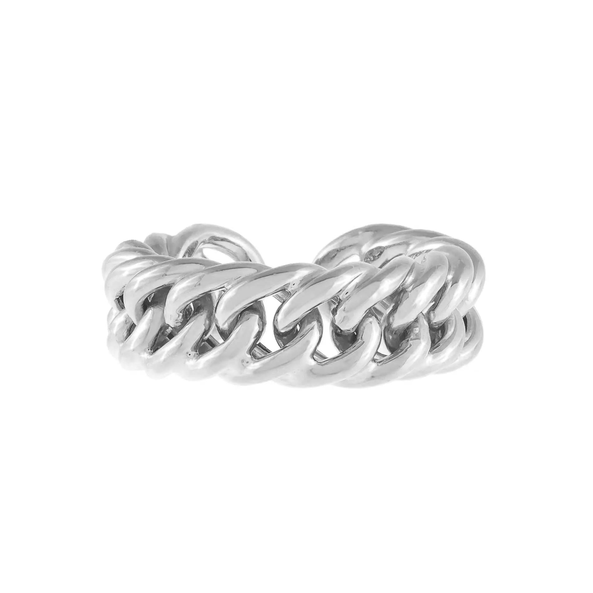 Chunky Double Curb Chain Ring sold by Adina Eden's product image thumbnail 5