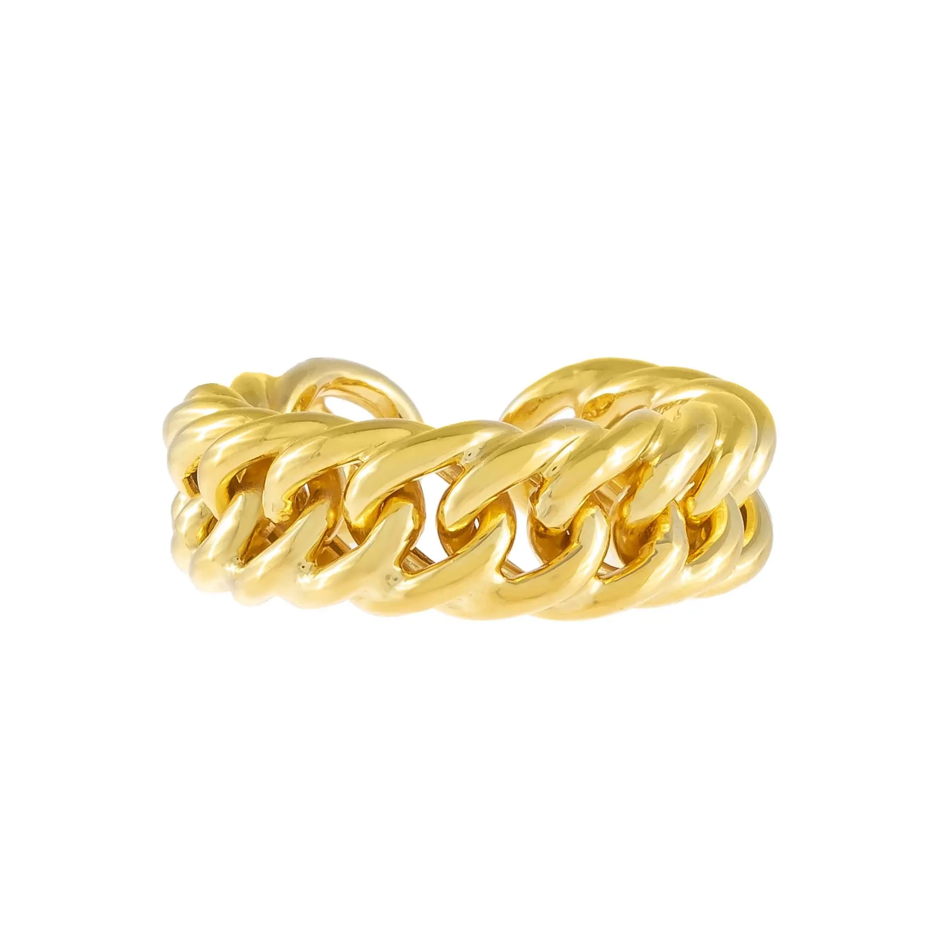 Chunky Double Curb Chain Ring sold by Adina Eden's product image thumbnail 3