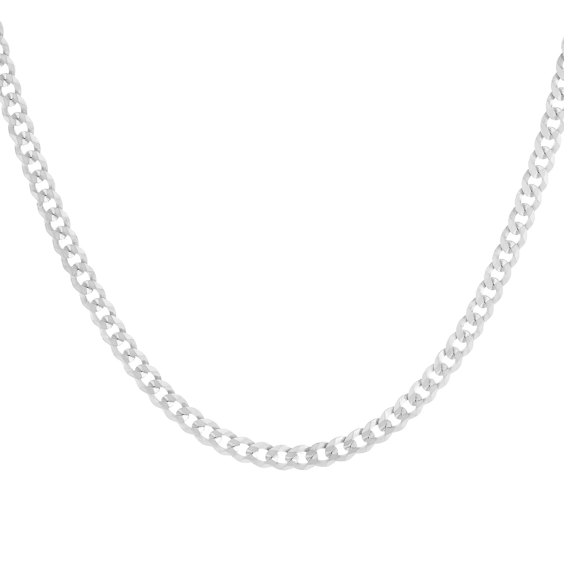 Men's Flat Cuban Chain Necklace sold by Adina Eden's product image thumbnail 4