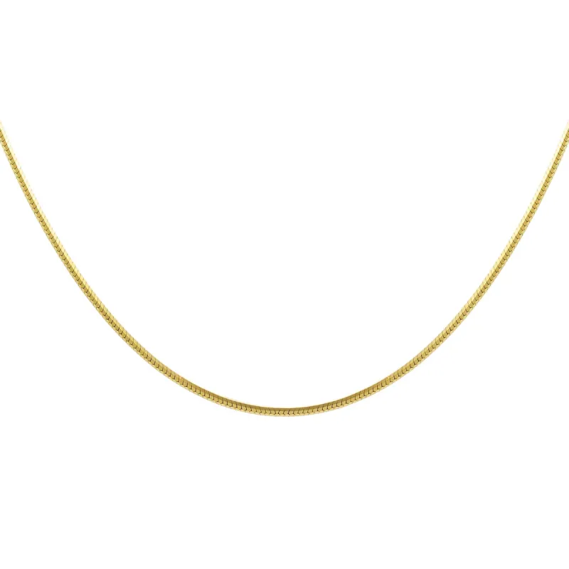 Thin Snake Chain Necklace sold by Adina Eden's