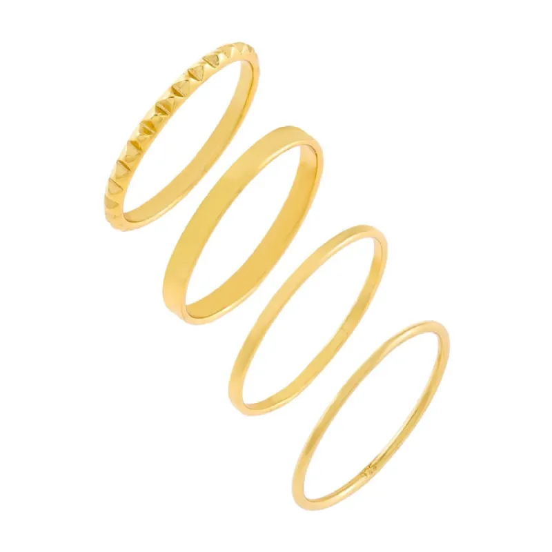 Solid Ring Combo Set sold by Adina Eden's