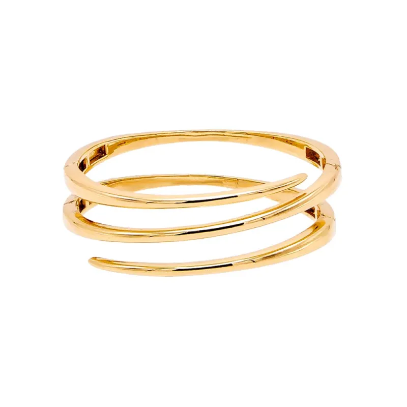 Solid Triple Wrap Bangle Bracelet sold by Adina Eden's
