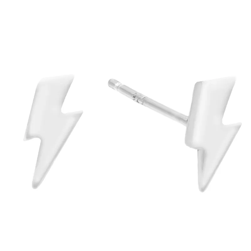 Lightning Bolt Stud Earring sold by Adina Eden's