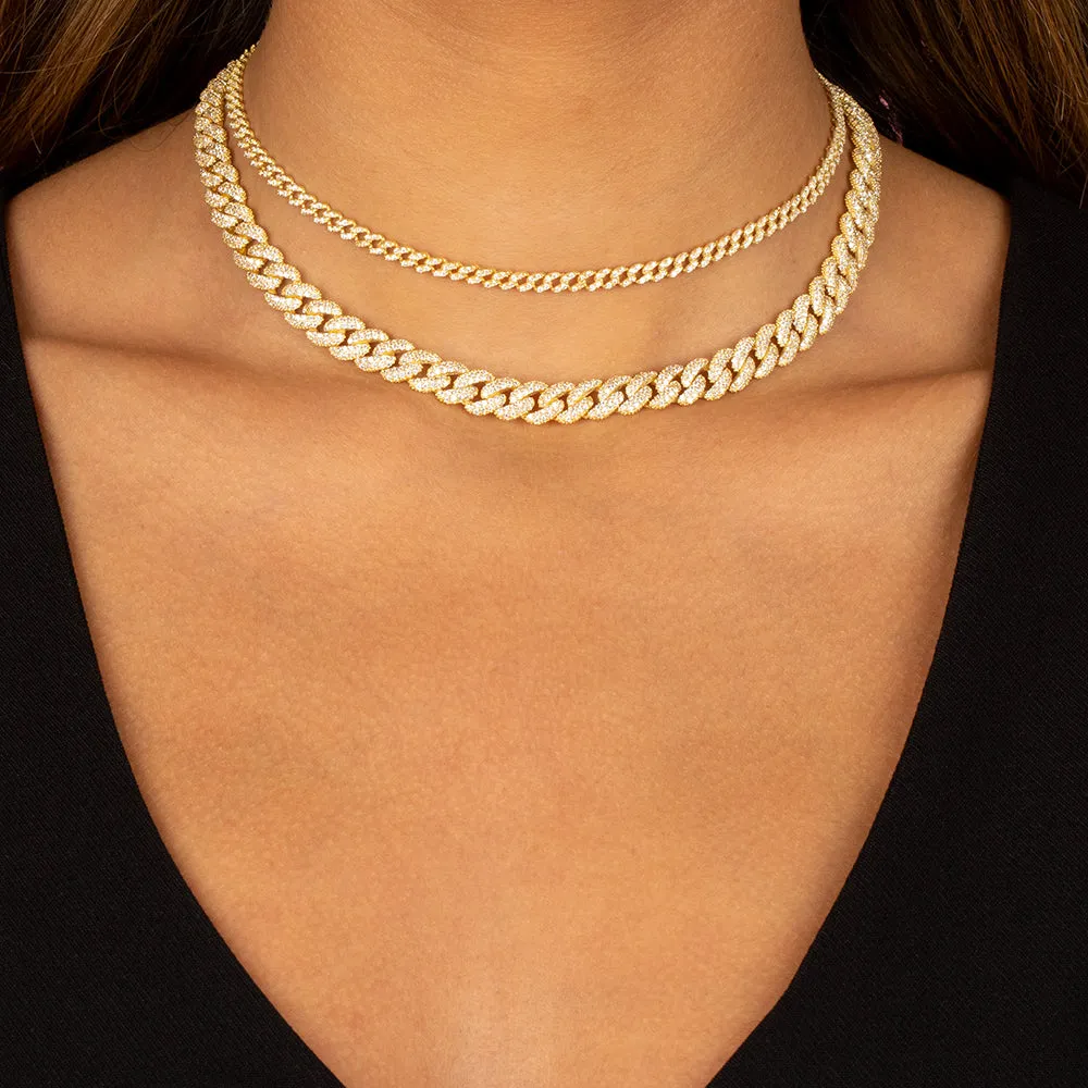 Pavé Double Chain Link Combo Set sold by Adina Eden's product image thumbnail 2