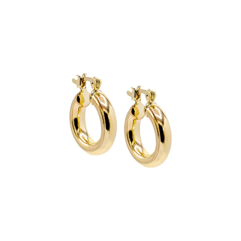 Solid Tube Hoop Earring sold by Adina Eden's