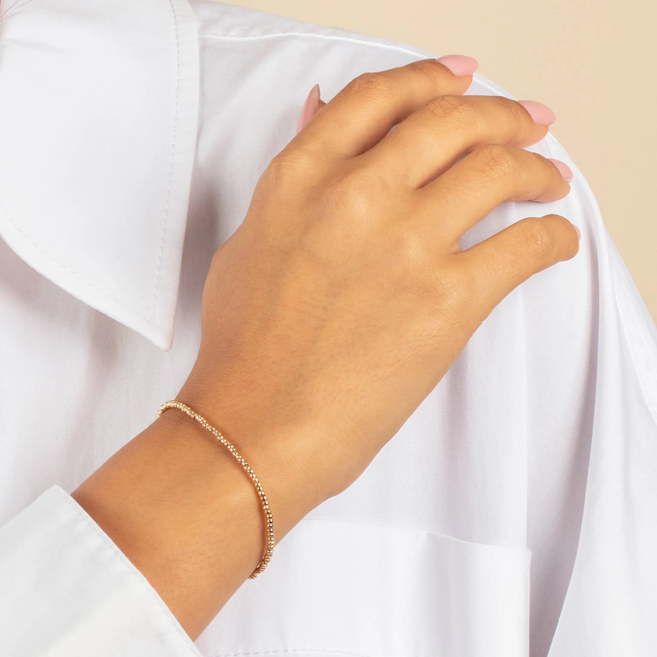 Beaded Stretch Bracelet sold by Adina Eden's product image thumbnail 2