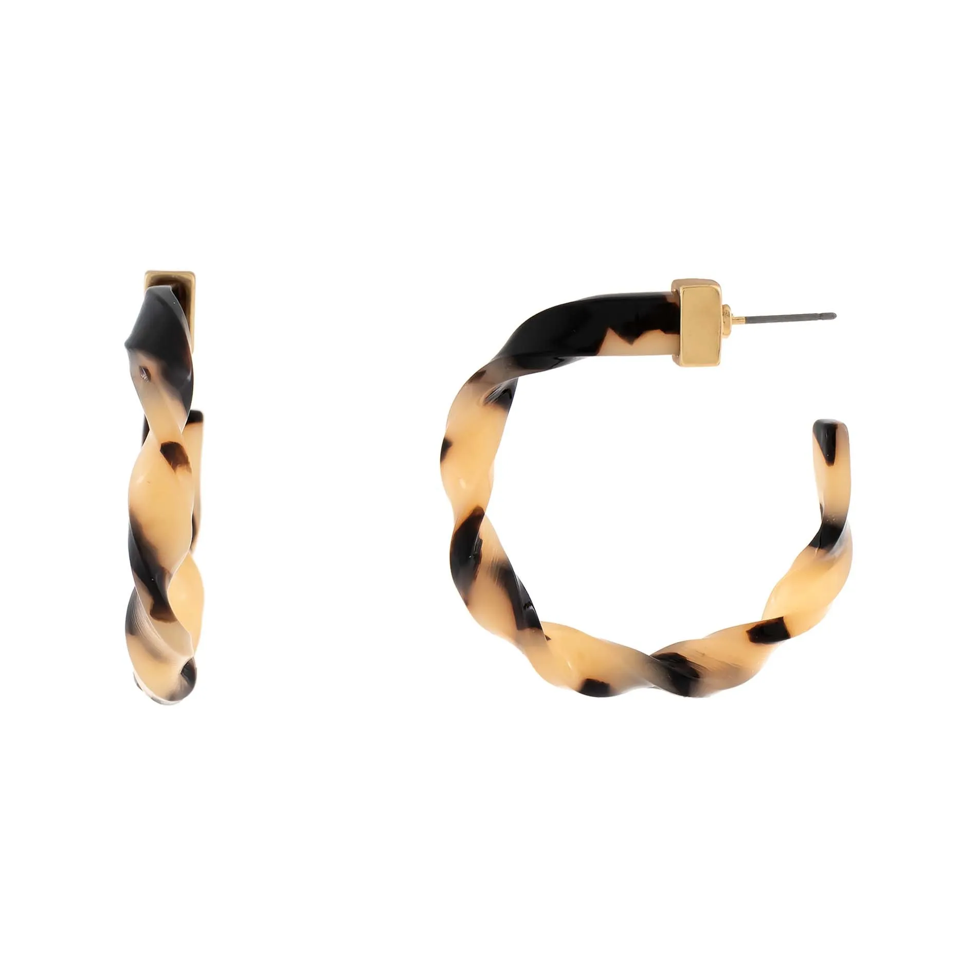 Tortoise Hoop Earring sold by Adina Eden's