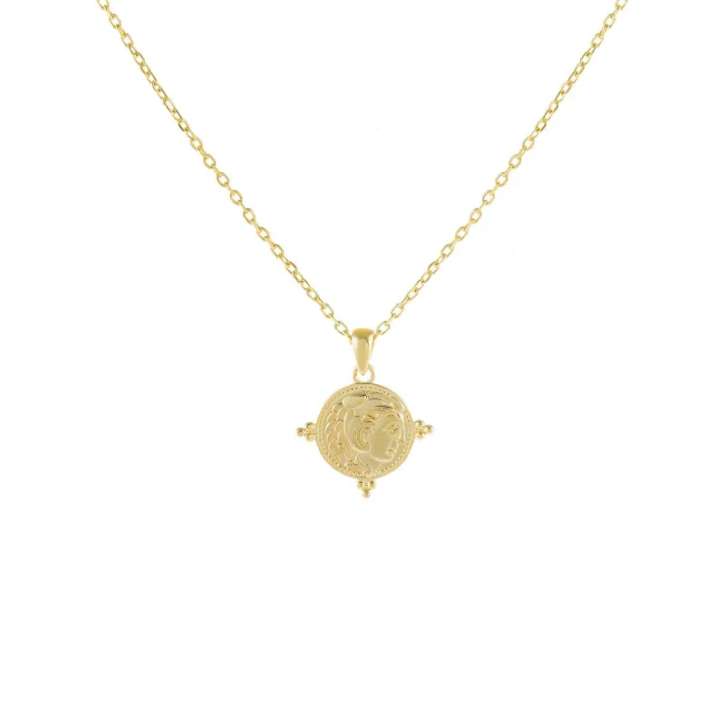 Mini Coin Necklace sold by Adina Eden's