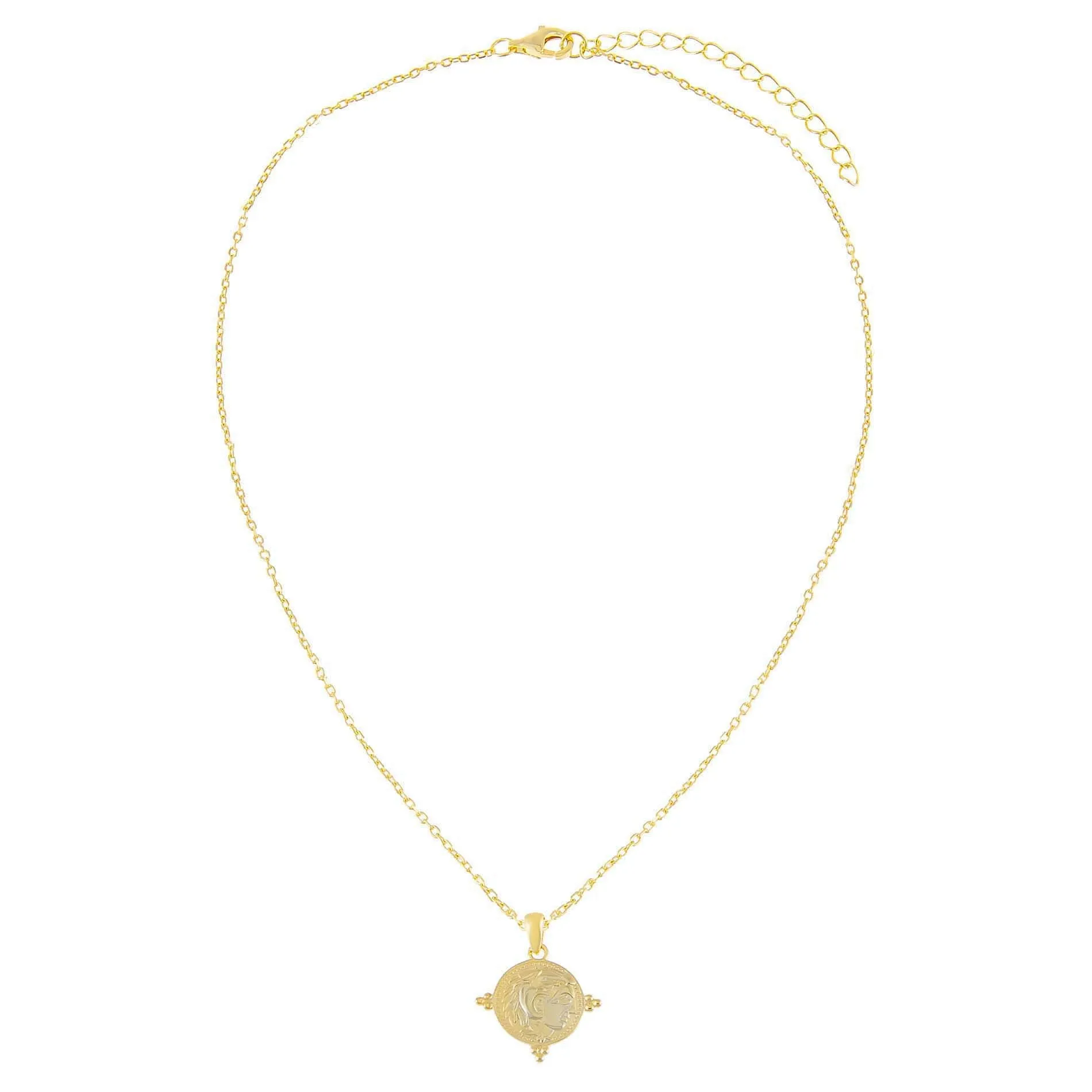 Mini Coin Necklace sold by Adina Eden's product image thumbnail 3