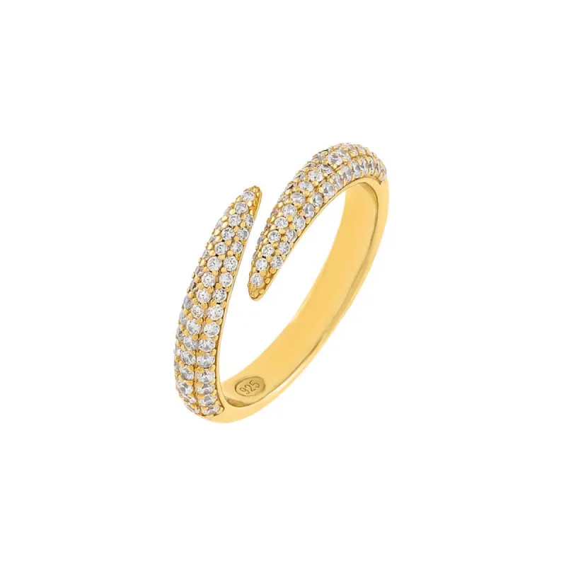 Pavé Endless Wrap Ring sold by Adina Eden's