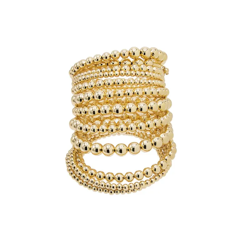 Solid Multi Beaded Ball Bracelet sold by Adina Eden's