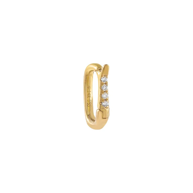 Mini Diamond Charm Clicker 14K sold by Adina Eden's