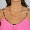 Large Paperclip Link Necklace sold by Adina Eden's