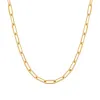 Large Paperclip Link Necklace sold by Adina Eden's