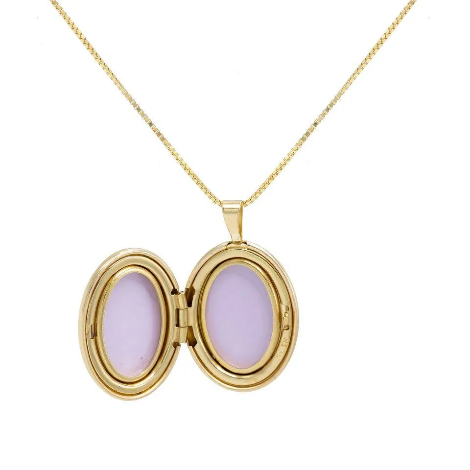 Starburst Locket Necklace 14K sold by Adina Eden's product image thumbnail 3