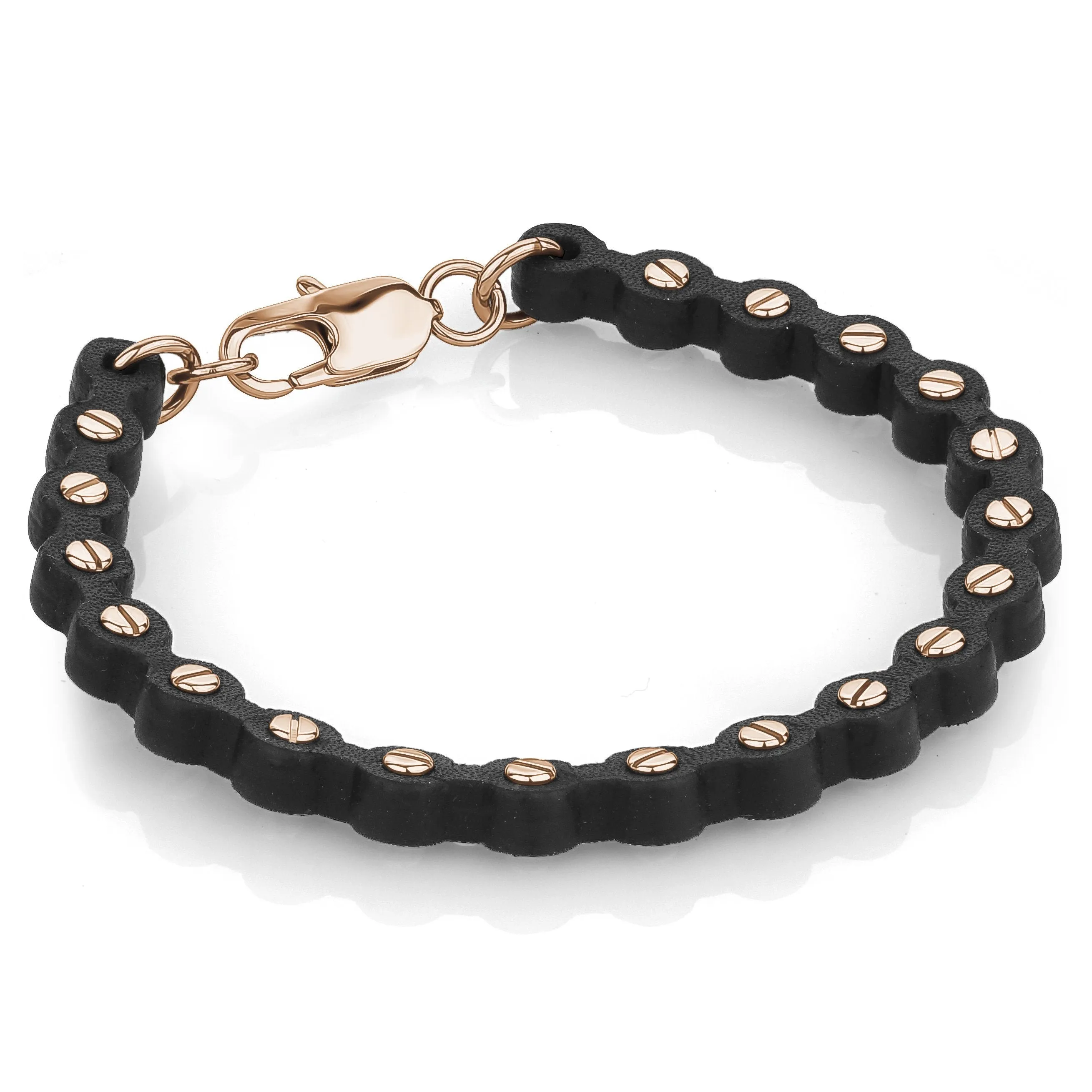 Leather Screw Bracelet sold by Adina Eden's product image thumbnail 3
