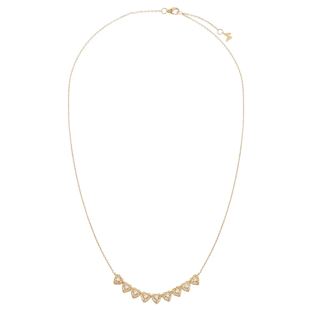 Diamond Multi Heart Necklace 14K sold by Adina Eden's