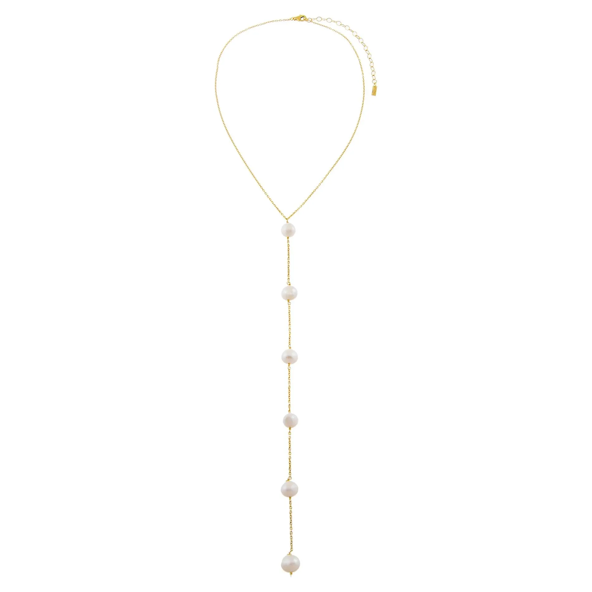 Multi Pearl Lariat sold by Adina Eden's product image thumbnail 3