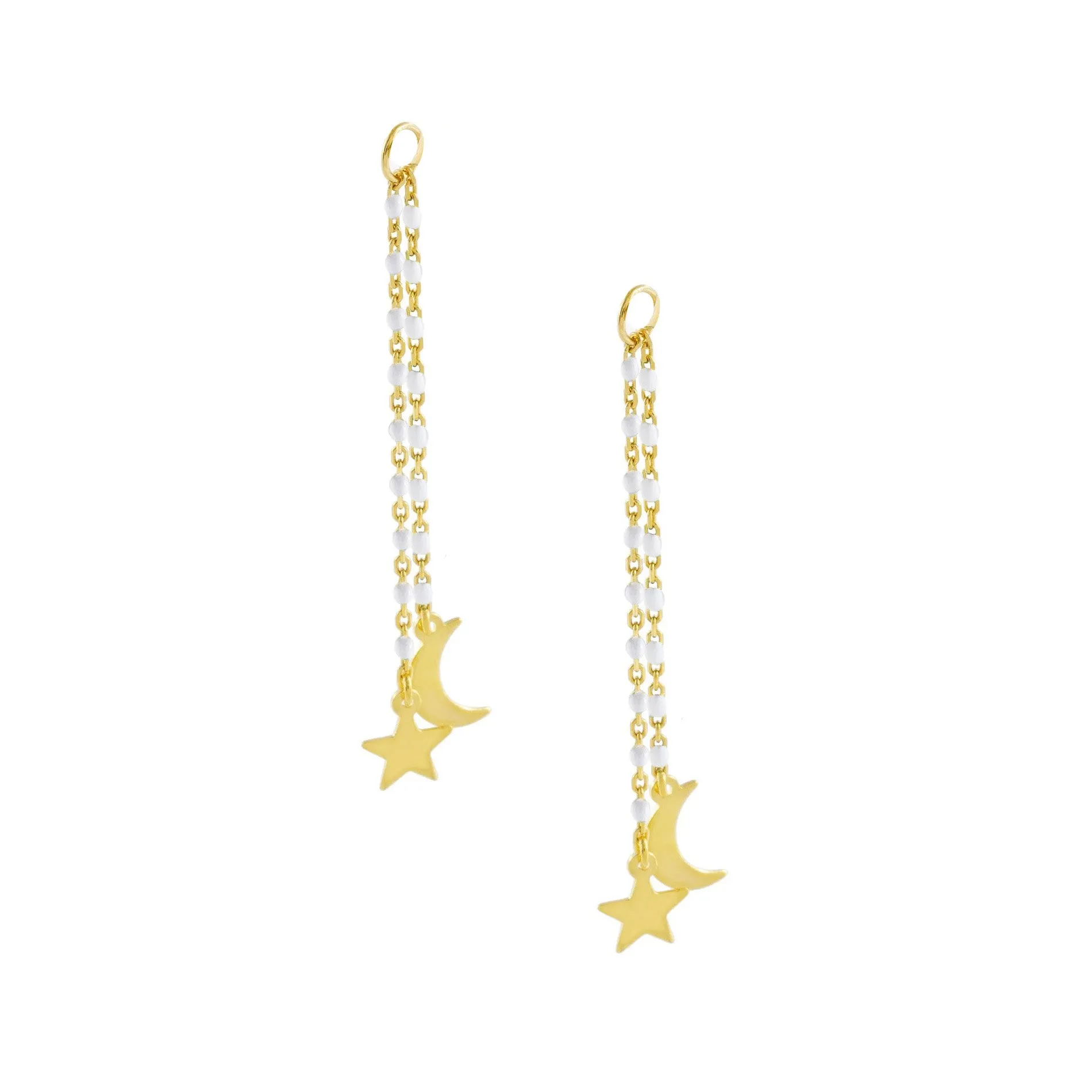 Celestial Enamel Beaded Earring Charm sold by Adina Eden's product image thumbnail 2