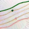 Pink Colored Heart Tennis Bracelet sold by Adina Eden's