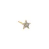 Tiny Pave Star Stud Earring 14K sold by Adina Eden's