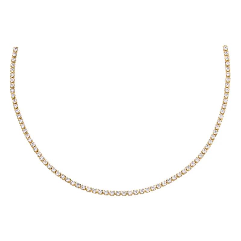Thin Tennis Choker sold by Adina Eden's