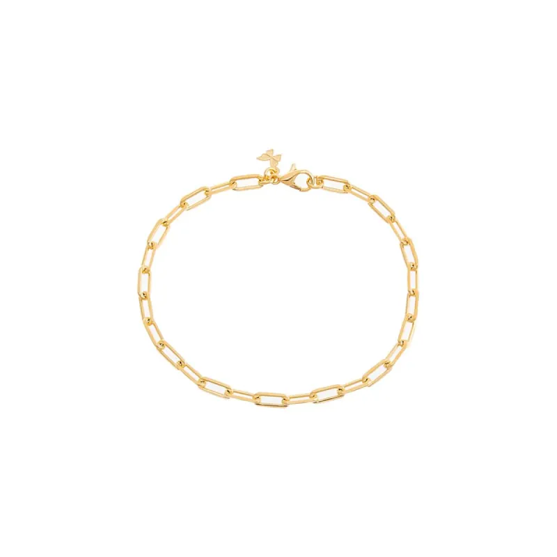 Medium Paperclip Link Bracelet sold by Adina Eden's