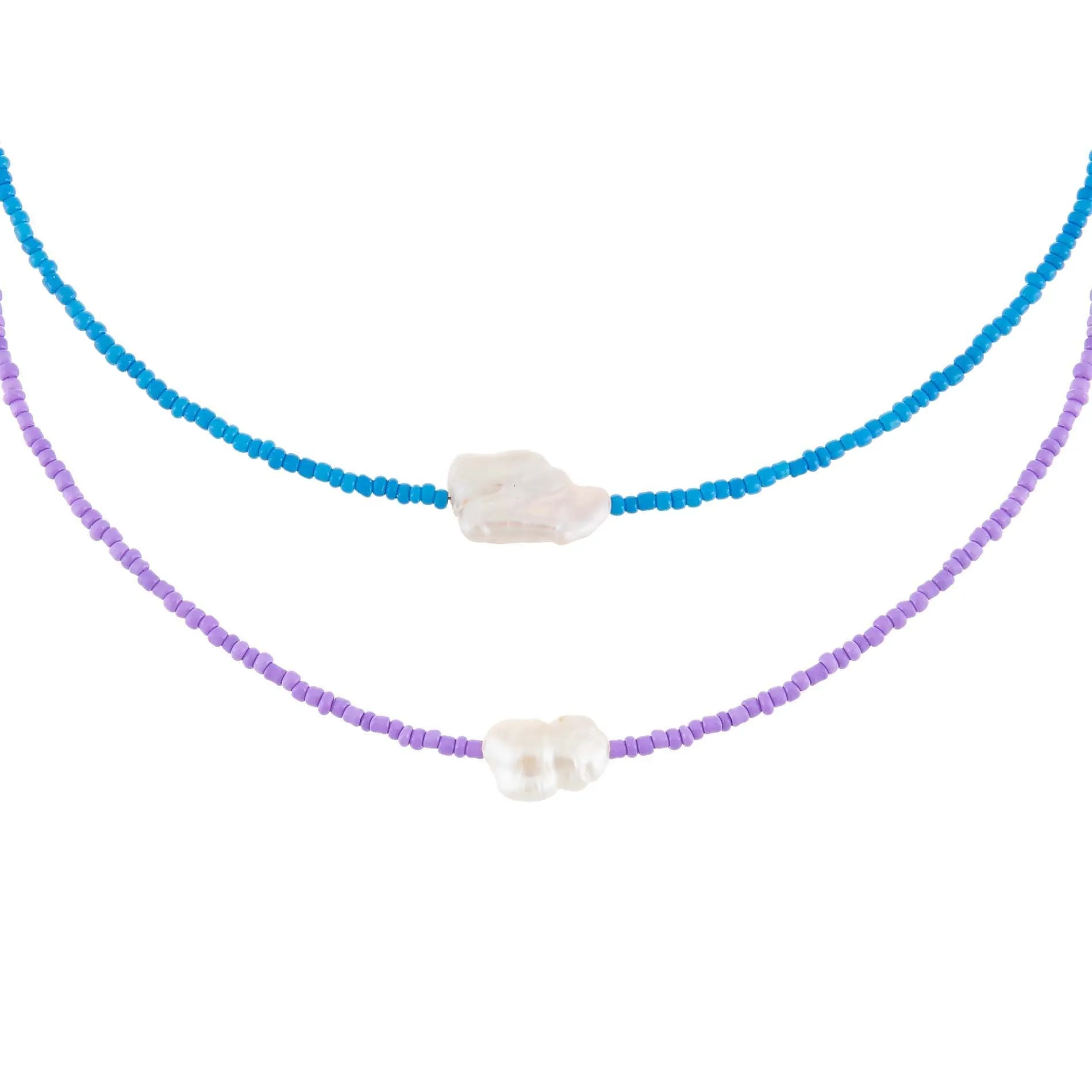 2 Piece Baroque Bead Choker Combo Set sold by Adina Eden's product image thumbnail 4