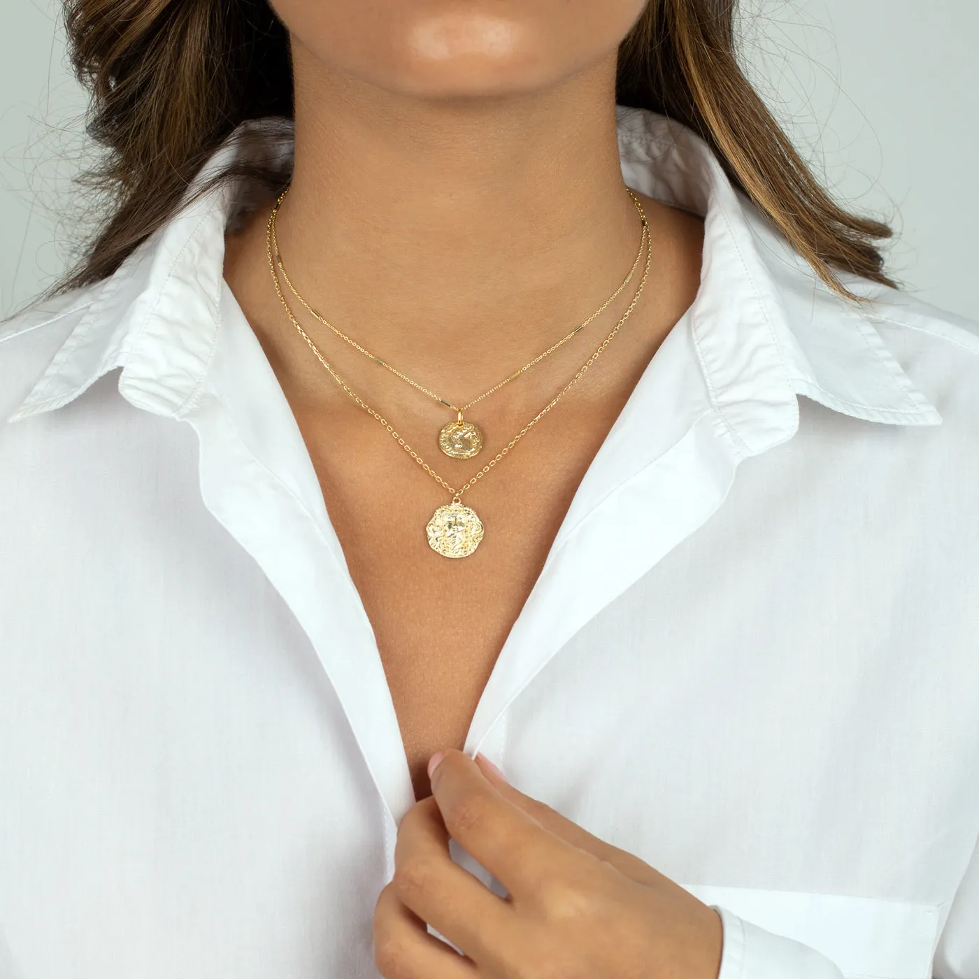 Coin Charm Necklace sold by Adina Eden's product image thumbnail 2