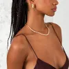 CZ Graduated Marquise Tennis Necklace sold by Adina Eden's