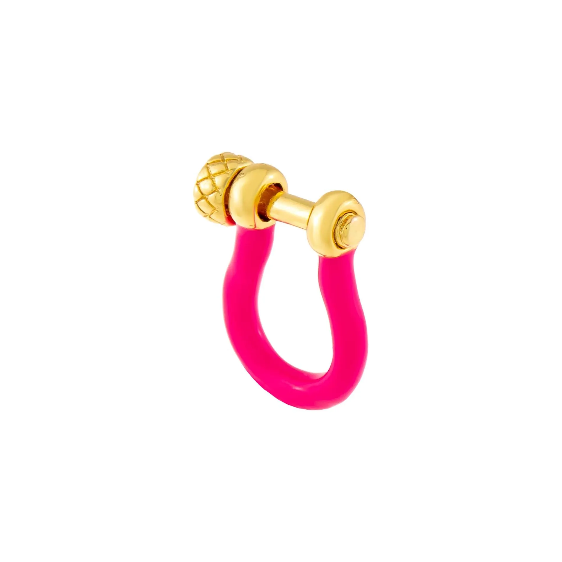 Neon U Shaped Lock Charm sold by Adina Eden's