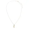 Diamond X Sapphire Blue Map Of Israel Necklace 14K sold by Adina Eden's