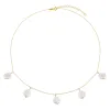 Pearl Disc Necklace sold by Adina Eden's