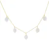 Pearl Disc Necklace sold by Adina Eden's